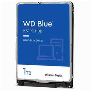 WD Blue SATA 2.5" 5400RPM 128MB 7mm 1TB HDD 2Yr Wty