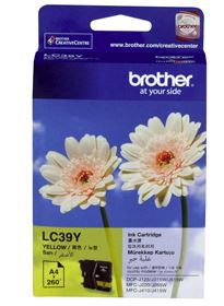 Brother LC39Y Yellow Ink Cartridge