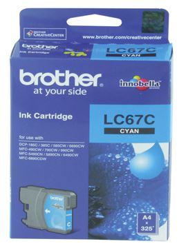 Brother LC67C Cyan Ink Cartridge