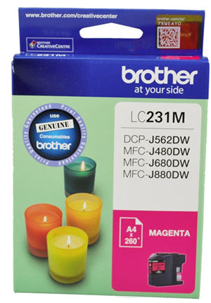 Brother LC231M Magenta Ink Cartridge