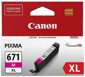 Canon CLI671XLM Magenta High Yield Ink Cartridge