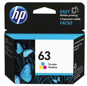 HP 63 Tri-Colour Ink Cartridge