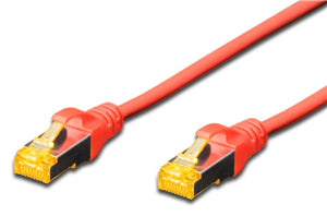 Digitus S-FTP CAT6A Patch Lead - 2M Red