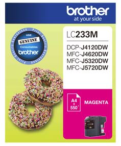 Brother LC233M Magenta Ink Cartridge