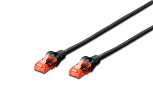 Digitus UTP CAT6 Patch Lead - 0.5M Black