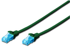 Digitus UTP CAT5e Patch Lead - 1M Green