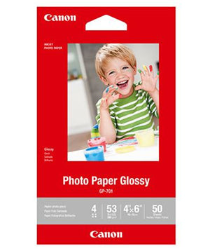 Canon GP701 4x6 Glossy Photo Paper 210GSM 50 Sheets