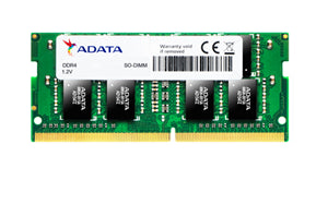 ADATA 8GB DDR4-2666 1024X8 SODIMM Lifetime wty