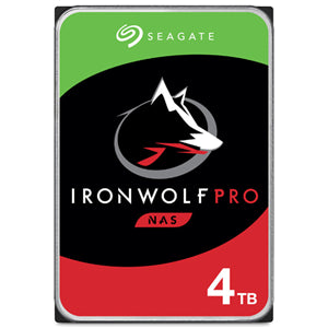 Seagate IronWolf Pro 4TB SATA 3.5" 7200RPM 128MB NAS HDD 5Yr Wty