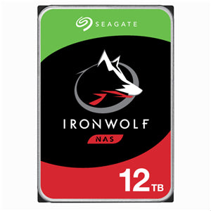 Seagate IronWolf 12TB SATA 3.5"7200RPM 256MB NAS HDD 3Yr Wty