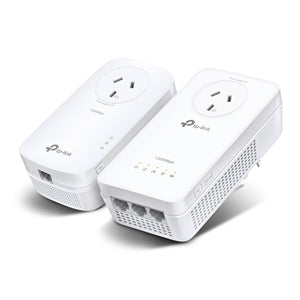 TP-Link WPA8631P KIT AV1300 Powerline Kit Wireless-AC1200 w/Pass Thru