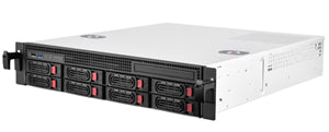 SilverStone RM21-308 mATX 2U 8 Bay Rackmount Case