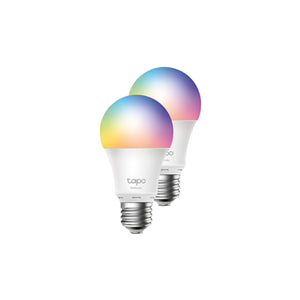 TP-Link L530E Tapo Smart Wi-Fi LED Bulb 16M Colours E27 Twin Pack