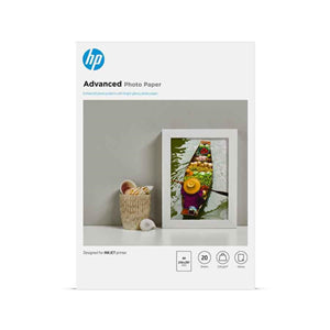 HP Advanced A4 Glossy 250gsm Photo Paper - 20 Sheets