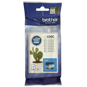 Brother LC436C Cyan Ink Cartridge