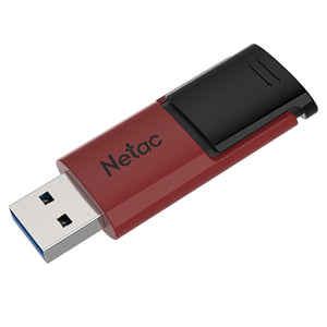 Netac U182 USB3 Flash Drive 32GB UFD Retractable Red/Black