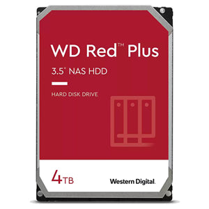 WD Red Plus 4TB SATA 3.5" Intellipower 128MB NAS HDD 3Yr Wty.