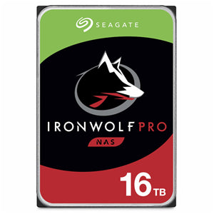 Seagate IronWolf Pro 16TB SATA 3.5" 7200RPM 256MB NAS HDD 5Yr