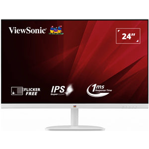 ViewSonic VA2432-H-W 24" FHD IPS Monitor VGA HDMI 100Hz White