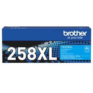 Brother TN258XLC High Yield Toner Cyan