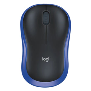 Logitech M185 USB Wireless Compact Mouse - Blue