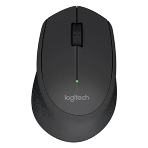 Logitech M280 USB Wireless Full Size Mouse - Black