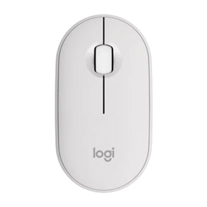 Logitech M350S Pebble 2 USB Wireless/Bluetooth Mouse - White