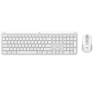 Logitech MK950 Performance Wireless Keyboard and Mouse - Off-White