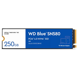 WD Blue 250GB SN580 PCIE M.2 2280 3D NVMe SSD