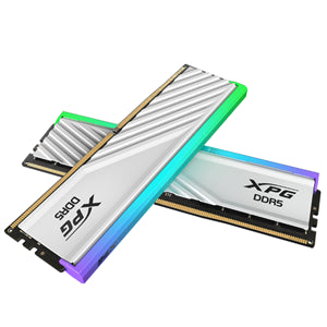 XPG Lancer Blade 32GB (2*16GB) DDR5-6000 DIMM White RGB Lifetime wty