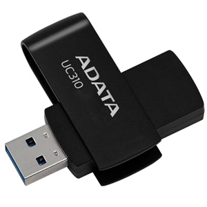 ADATA UC310 Swivel USB3.2 256GB Black Flash Drive