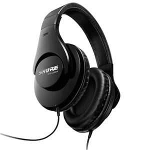 Shure SRH240A Closed Back Over Ear Headphones Black