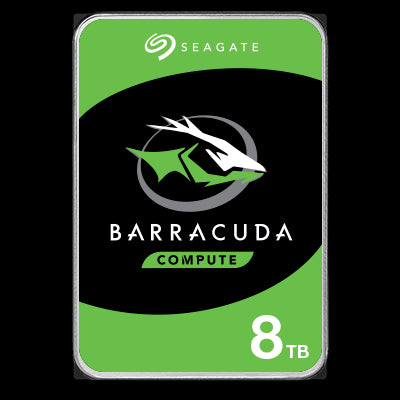 Seagate BarraCuda SATA 3.5" 5400RPM 256MB 8TB HDD 2Yr Wty