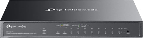 TP-Link ES210GMP 10 Port Gigabit Omada SDN PoE Switch