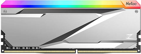 Netac Z RGB 32GB (2*16GB) DDR5-7200 C34 DIMM Gaming RAM Silver