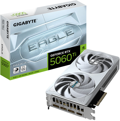 Gigabyte GV-N506TEAGLEOC ICE-16GD RTX5060TI 8GB PCIE Graphics Card