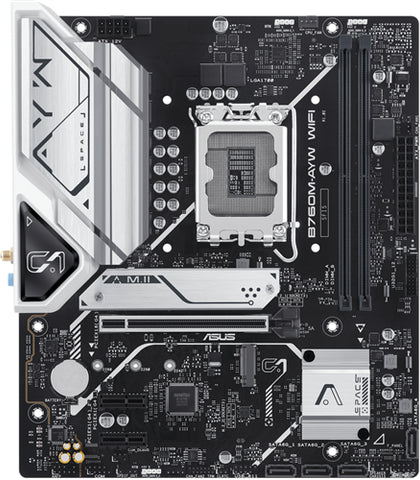 Asus Prime B760M-AYW WIFI DDR5 mATX LGA1700 Motherboard
