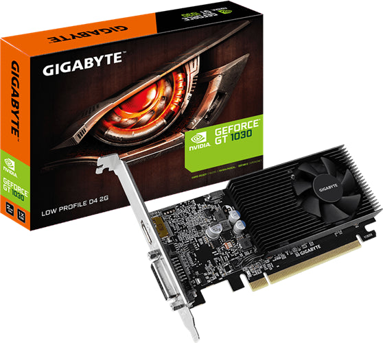 Gigabyte GV-N1030D4-2GL GT1030 2GB PCIE Graphics Card Low Profile