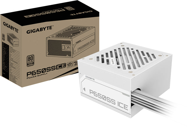 Gigabyte GP-P650SS ICE 650W ATX Silver PSU 3yr wty
