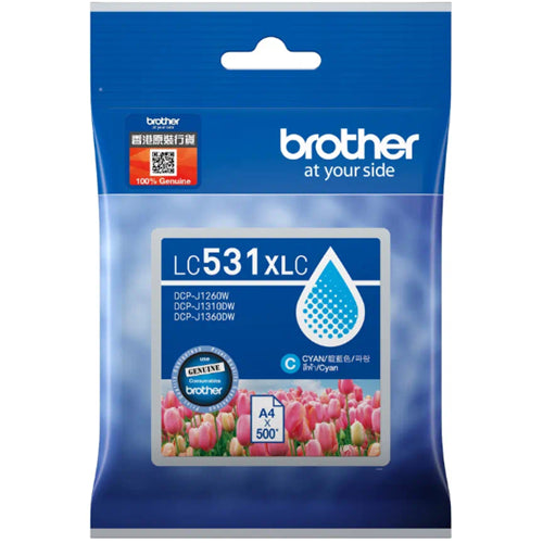 Brother LC531XLC Cyan Ink Cartridge