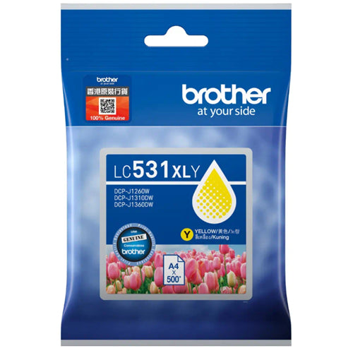 Brother LC531XLY Yellow Ink Cartridge