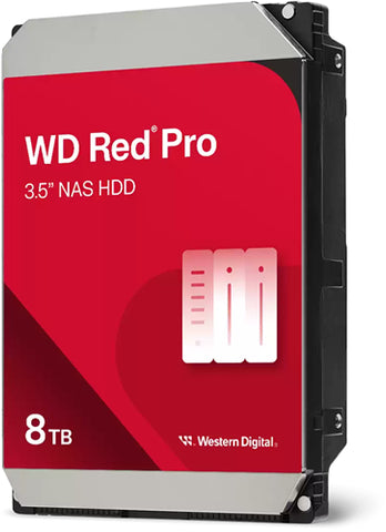 WD Red Pro 8TB SATA 3.5" 7200RPM 256MB NAS HDD 5Yr